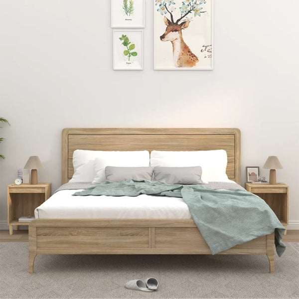 Nachttische Vijdan Sonoma-Eiche 40x35x50cm (2 Stück)