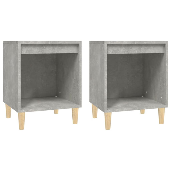 Betongraue Nachttische Vijdan 40x35x50cm (2 Stück)