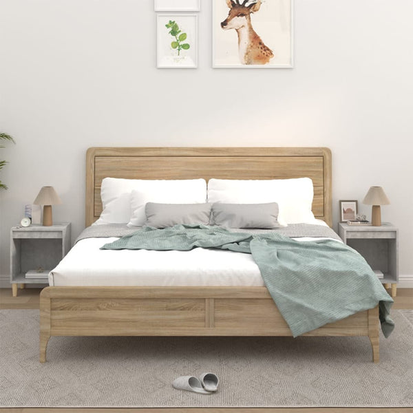 Betongraue Nachttische Vijdan 40x35x50cm (2 Stück)
