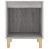 Harmaa yöpöydät Vijdan 40x35x50cm (2 kpl)
