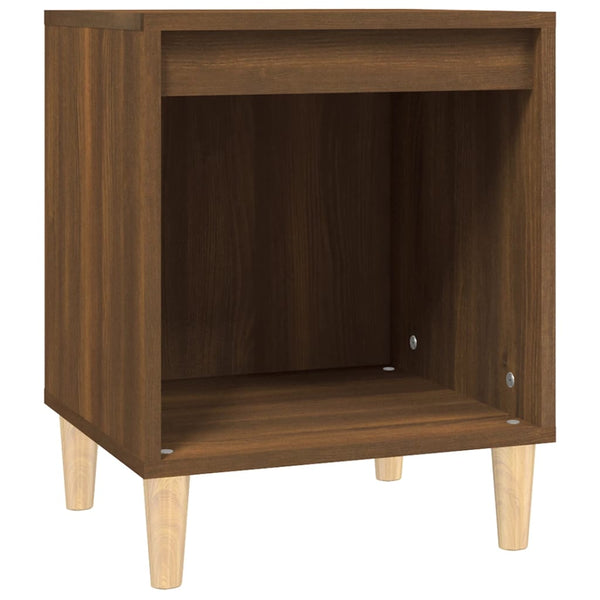 Brauner Nachttisch Vijdan 40x35x50cm (Eiche)
