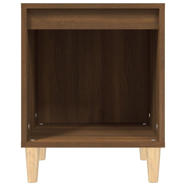 Brauner Nachttisch Vijdan 40x35x50cm (Eiche)