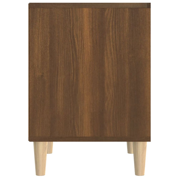 Brauner Nachttisch Vijdan 40x35x50cm (Eiche)