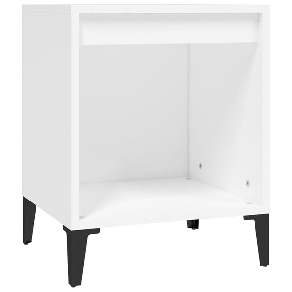 Nachttisch Floru weiß 40x35x50cm (2 St.)