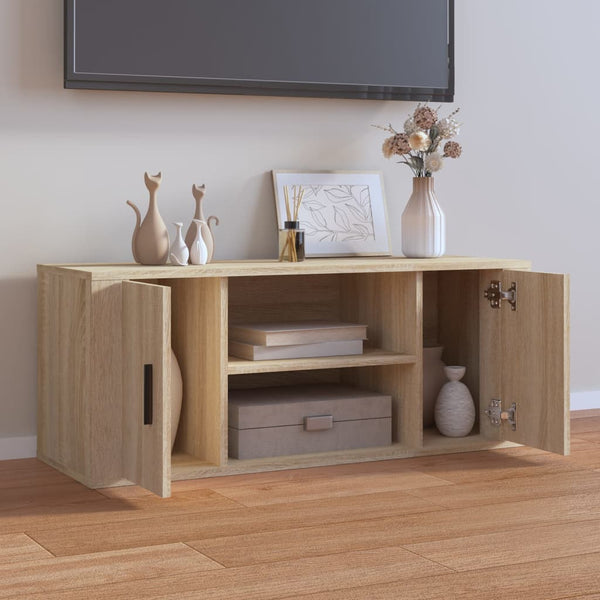 Sonoma Eiche TV-Möbel Alit 100x35x40cm (Holz)