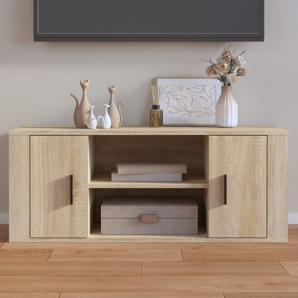 Sonoma Eiche TV-Möbel Alit 100x35x40cm (Holz)