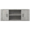 Fernsehschrank Alit, Beton-Grau, 100x35x40cm (Holz)