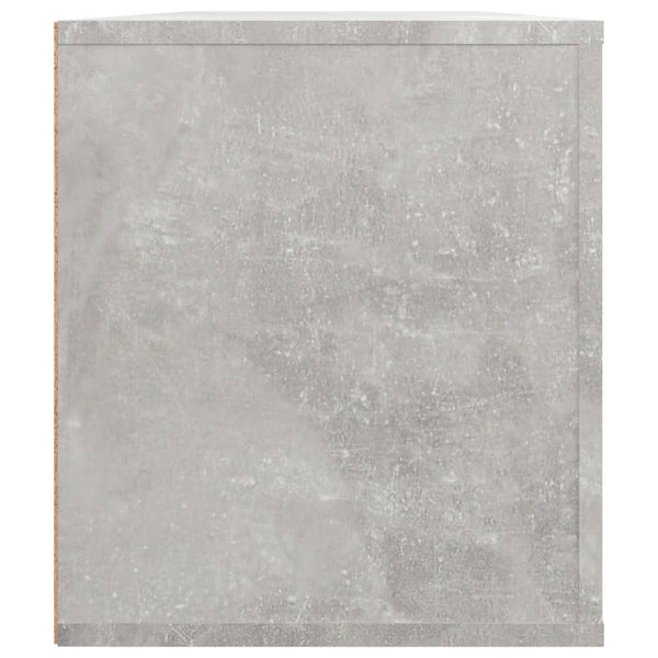 Fernsehschrank Alit, Beton-Grau, 100x35x40cm (Holz)