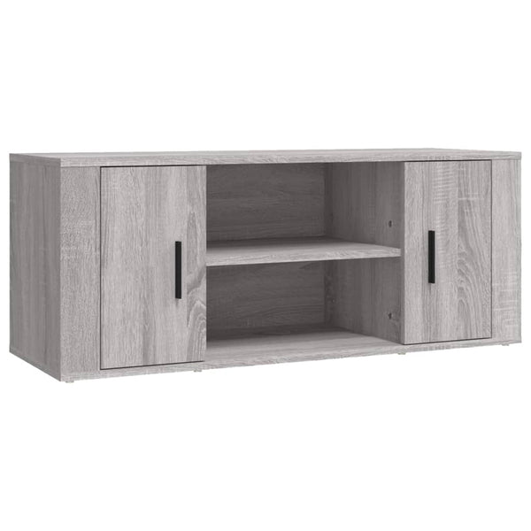 Graues TV-Möbel Alit 100x35x40cm (Holz)