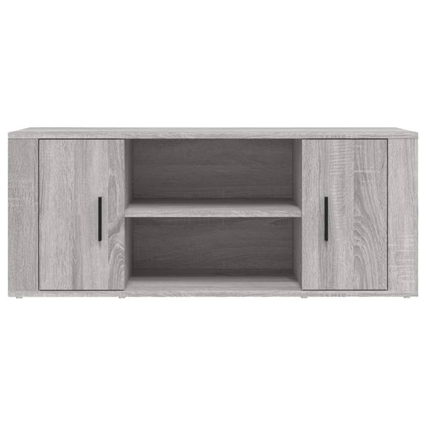 Graues TV-Möbel Alit 100x35x40cm (Holz)