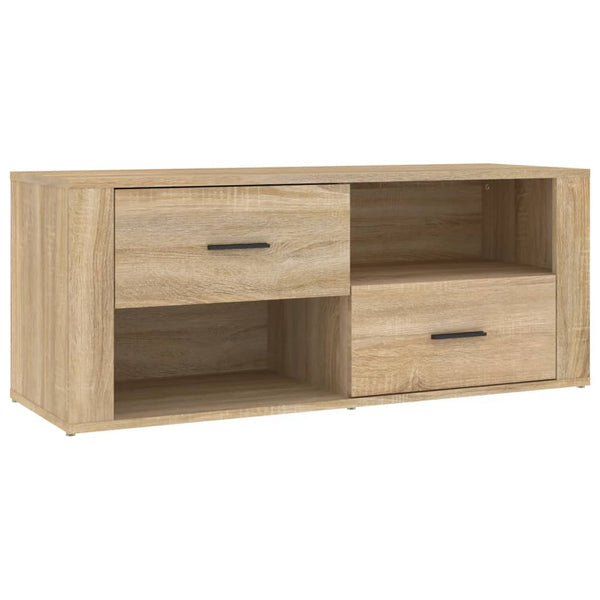 TV-Lowboard Birea Sonoma Eiche 100x35x40cm (Holz)