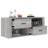 Grauer TV-Schrank Birea 100x35x40cm (Holz)