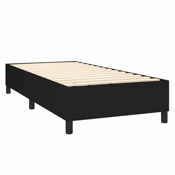 Schwarzes Bettgestell Judie 90x190 (Einzelstoff)