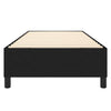 Schwarzes Bettgestell Judie 90x190 (Einzelstoff)