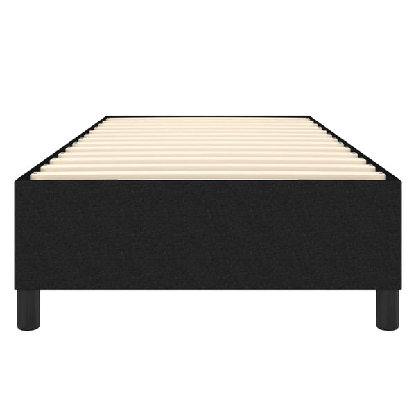 Schwarzes Bettgestell Judie 90x190 (Einzelstoff)