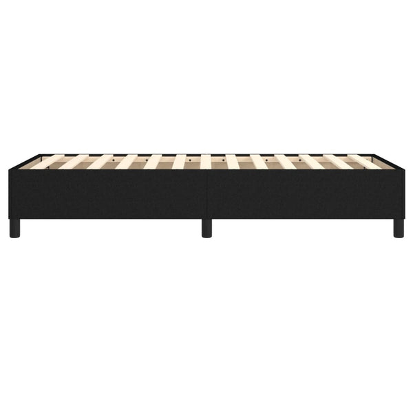 Schwarzes Bettgestell Judie 90x190 (Einzelstoff)