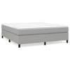 Hellgraues Bettgestell Judie 180x200cm (Super-King-Size Samt)