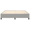 Hellgraues Bettgestell Judie 180x200cm (Super-King-Size Samt)