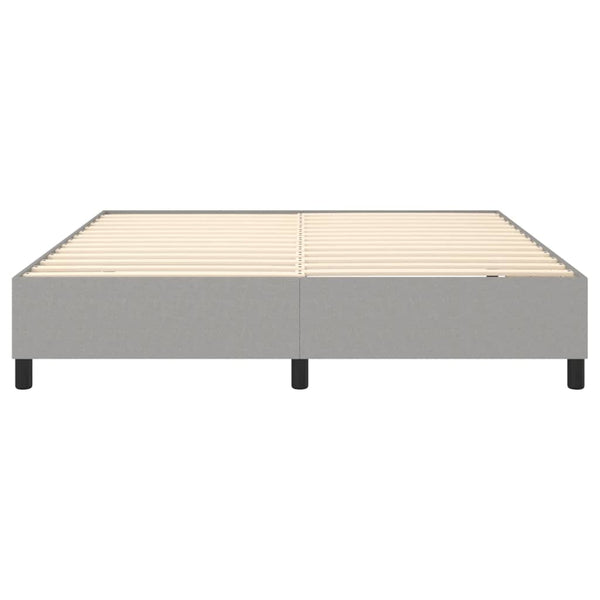 Hellgraues Bettgestell Judie 180x200cm (Super-King-Size Samt)
