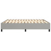 Hellgraues Bettgestell Judie 180x200cm (Super-King-Size Samt)
