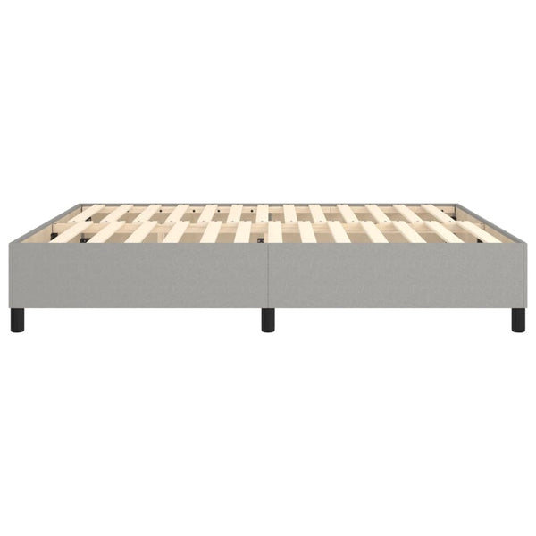 Hellgraues Bettgestell Judie 180x200cm (Super-King-Size Samt)