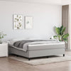Hellgraues Bettgestell Judie 180x200cm (Super-King-Size Samt)
