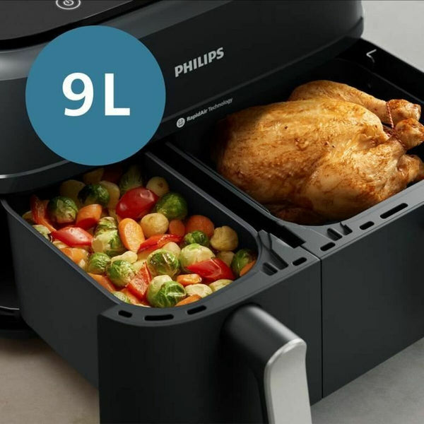 Philips Airfryer 9L Musta - Vuodevaatteet.fi