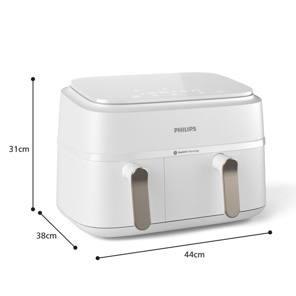 Philips Airfryer Valkoinen 9 L - Vuodevaatteet.fi