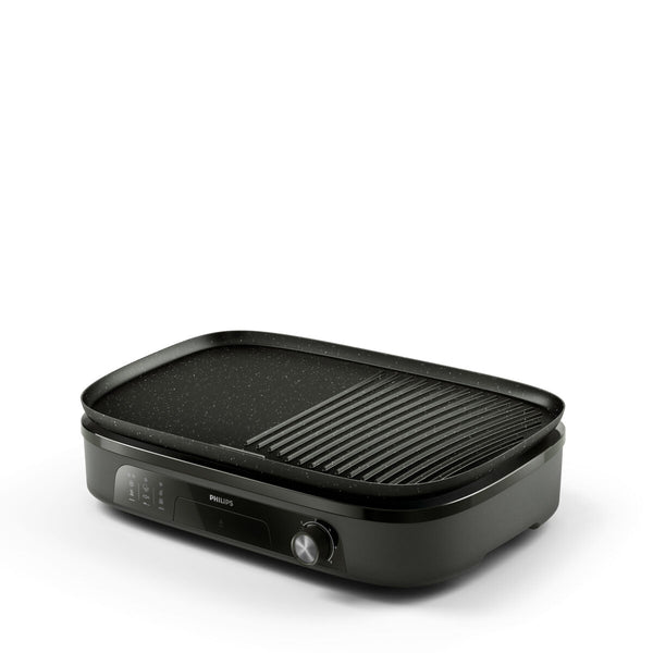 Philips Musta Sähkögrilli 2400W - Vuodevaatteet.fi