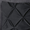 VUODEVAATTEET - Velvet Pintuck 2-pack tyynyliina musta