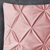 Velvet Pintuck Tyynynpäälliset 2 kpl Roosa 60 x 70