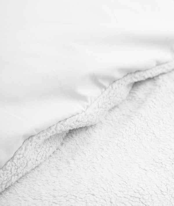 VUODEVAATTEET - Teddy puuvilla valkoinen Pussilakanasetti