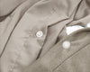 Bettwäsche-Set Velvet uni Taupe/Grau