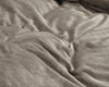 Bettwäsche-Set Velvet uni Taupe/Grau