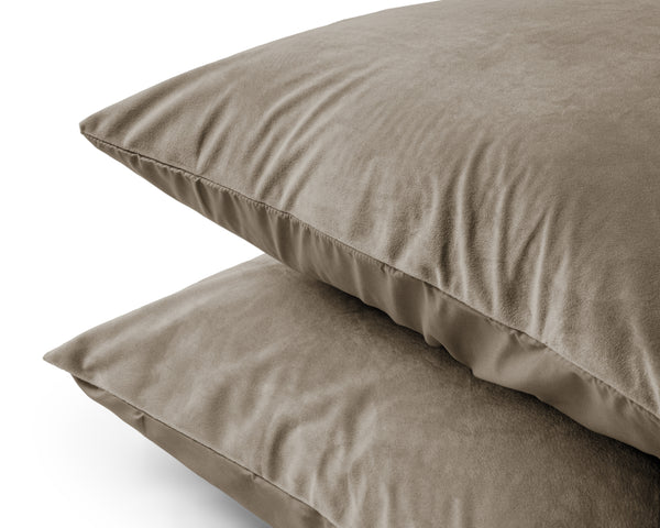 VUODEVAATTEET - Velvet 2 in 1 tyynyliina Taupe/Harmaa