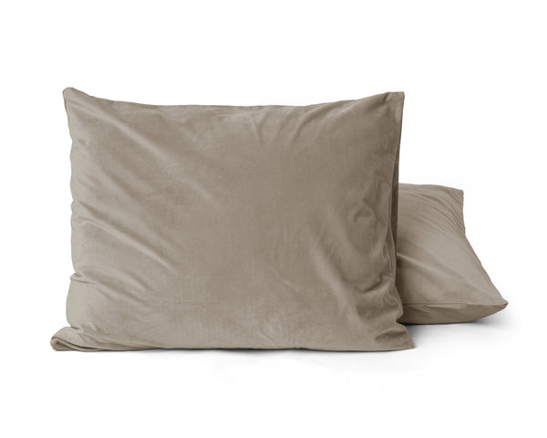 VUODEVAATTEET - Velvet 2 in 1 tyynyliina Taupe/Harmaa