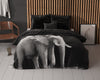 Bettwäscheset – Elefant Schwarz