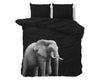 Bettwäscheset – Elefant Schwarz