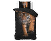 Bettwäsche-Set – Tiger Icon Schwarz