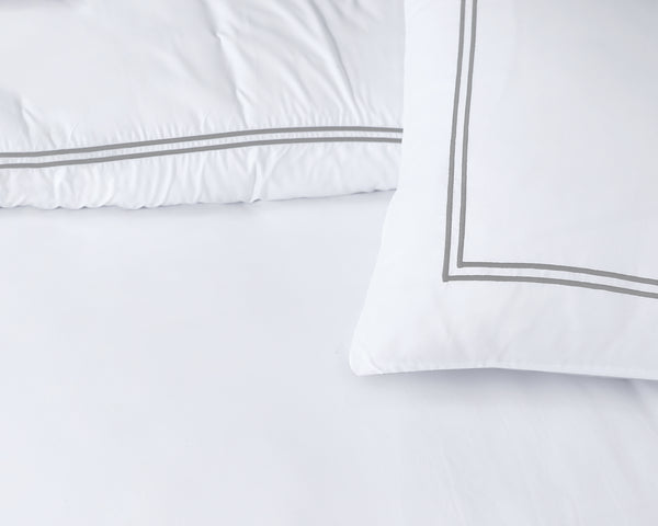 Percale Bettwäsche-Set - Brata Weiß 140 x 200/260