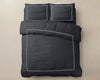 Bettwäsche-Set aus Perkal – Brata Schwarz