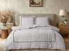 Percale-Bettwäscheset - Brata Taupe 200 x 200/260