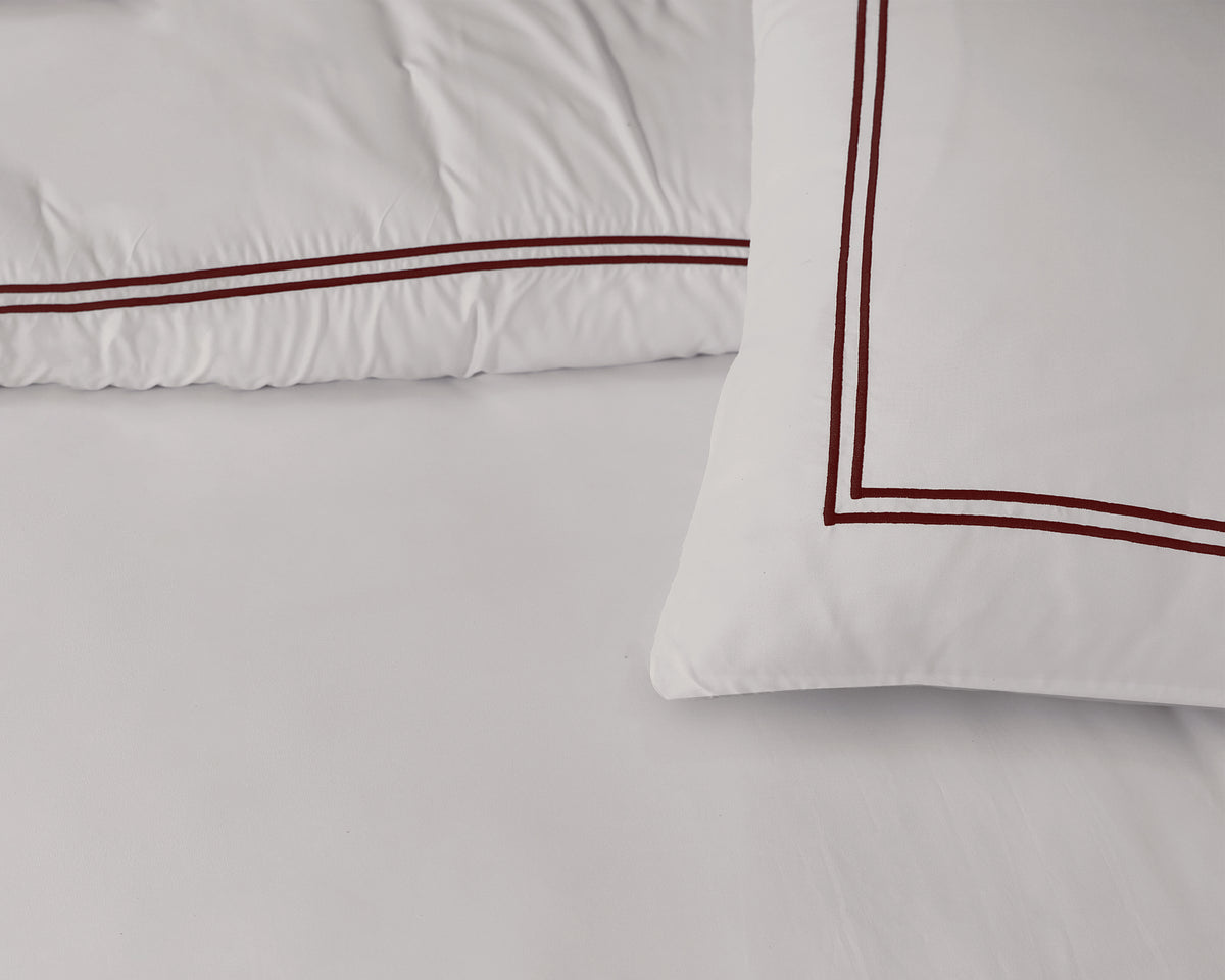 Percale-Bettwäscheset - Brata Taupe 200 x 200/260