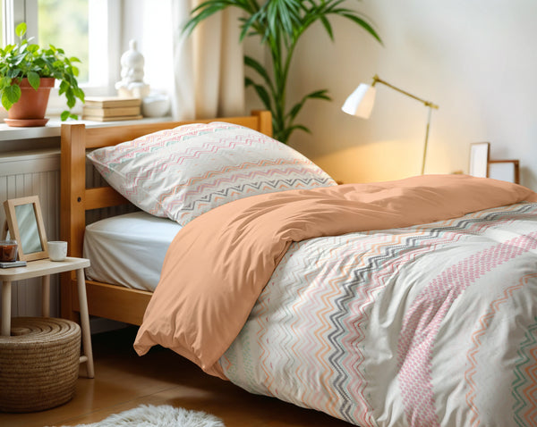Kinder-Bettwäsche-Set Elaya Rosa 140 x 200/220