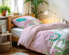 Kinder-Bettwäsche-Set Hola Lama Rosa 140 x 200/220