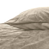 Bettwäsche-Set Velvet Piping Taupe / Grau