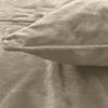 Bettwäsche-Set Velvet Piping Taupe / Grau