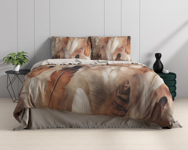 Bettwäsche-Set - Feathura Taupe