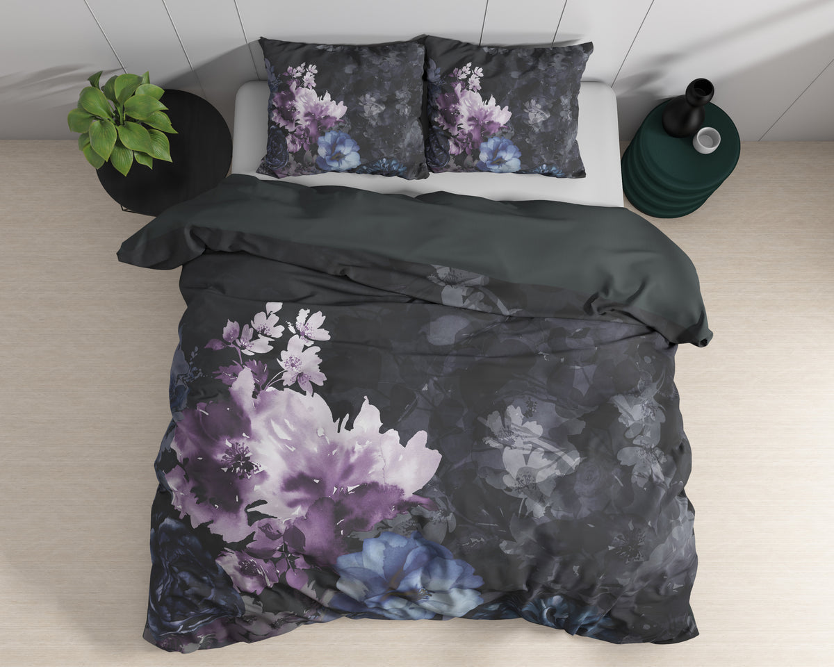 Parure de housse de couette - Delora noire