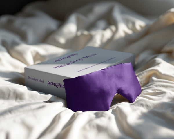 Silkkinen Unimaski Purple Pillo